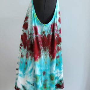 2X Luxe Rayon Swing Tank, Water Berry