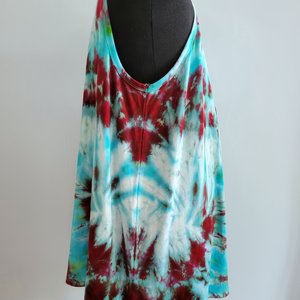 2X Luxe Rayon Swing Tank, Water Berry
