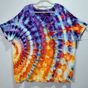 2X Luxe V-Neck T-Shirt, Temperature Gradient