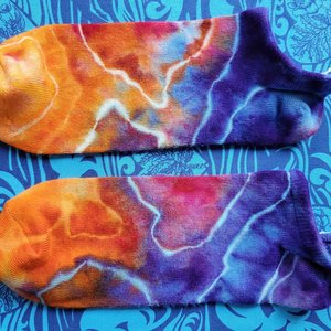 Footie Socks, Bamboo, Size 9-11, Temperature Gradient