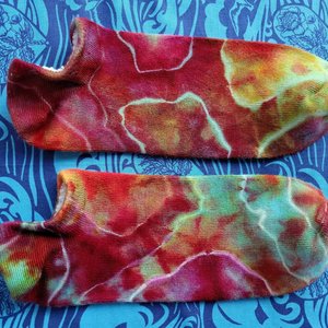Footie Socks, Bamboo, Size 9-11, Salsa