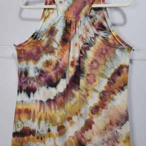 L Racerback Rayon Tank, Petrified Wood