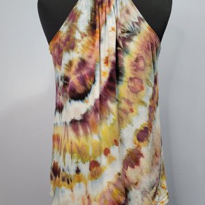L Racerback Rayon Tank, Petrified Wood