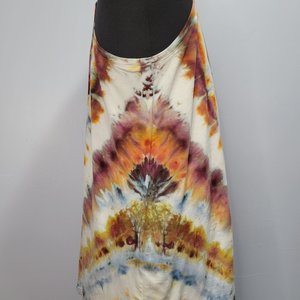 XL Racerback Rayon Tank, Petrified Wood