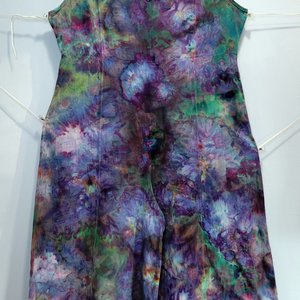 XXL Sleeveless Palazzo Jumper, Night Garden
