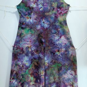XXL Sleeveless Palazzo Jumper, Night Garden