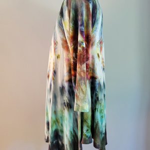 1X 3/4 Sleeve Hanky Hem Rayon Tunic, Portal