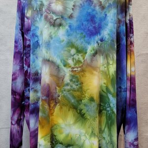 3XL Rayon Tunic, Monet Flow