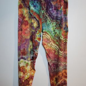 XXL Tall Linen Pants, Koroit Opal
