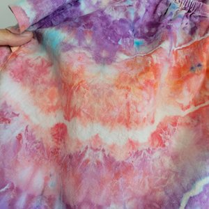M Linen Ruffle Shirt, Evensong and Flamingo Fantasy