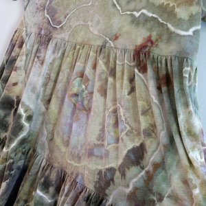XL Swing Dress, Coastal Fog Geode