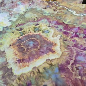 Apron, Brown & Purple Geode