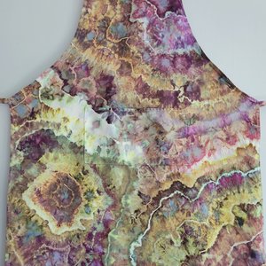 Apron, Brown & Purple Geode