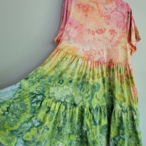 XL Swing Dress, Summer Garden