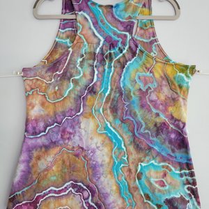 L Racerback Tank, Raku Geode