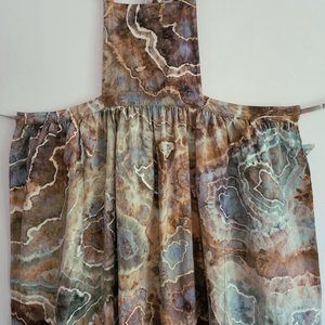 Smock Apron, Cedar & Desert Green Geode