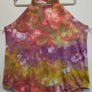 XXL Rocker Tank, Funky Rainbow Scrunch
