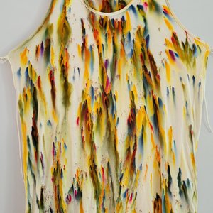 L Racerback Rayon Tank, Sprinkles 