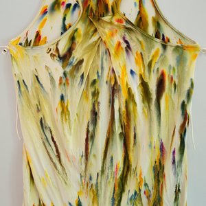 L Racerback Rayon Tank, Sprinkles 