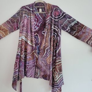 L/XL Wrap Top, Purpurite Geode