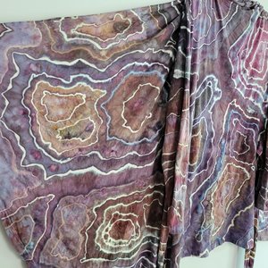 L/XL Wrap Top, Purpurite Geode