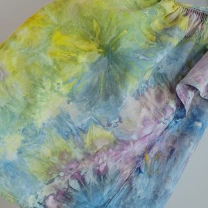 S Linen Flutter Sleeve Top, Rainbow Garden
