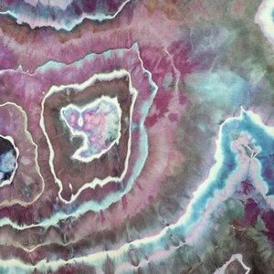2XL Tall T-Shirt, Electric Storm Geode