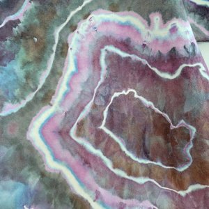 2XL Tall T-Shirt, Electric Storm Geode