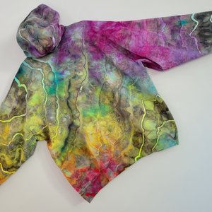 XL Hoodie, Rainbow Storm Geode