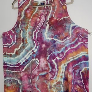 XL Rayon Tank, Raku Geode