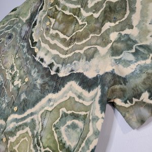 XL Cuban Shirt, Forest Geode