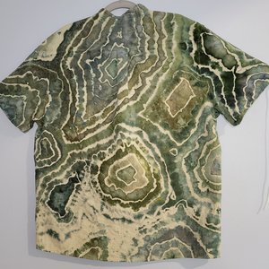 XL Cuban Shirt, Forest Geode