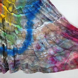2X Swing Dress, Rainbow Storm Geode