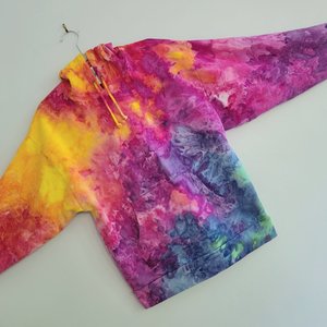 M/L Hoodie, Bright Rainbow