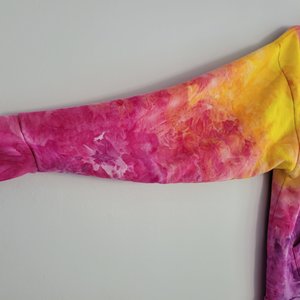 M/L Hoodie, Bright Rainbow
