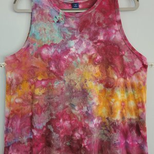 M Petite Luxe Tank, Unicorn Watercolor