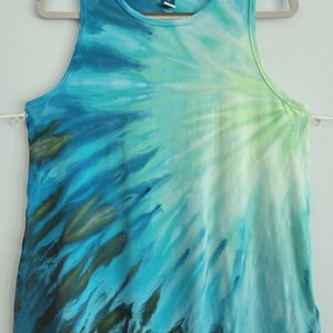 S Luxe Tank, Ocean Splash