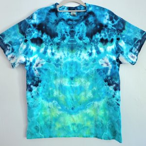 L Unisex Crewneck T, Aquatic