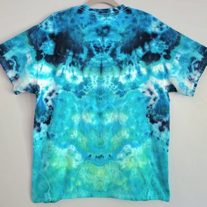 L Unisex Crewneck T, Aquatic