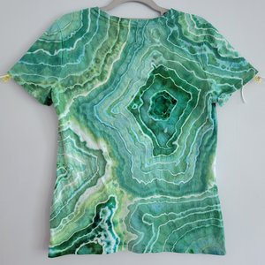M V-neck T-shirt, Malachite
