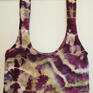 Shoulder Bag, Purple & Sage Geode