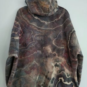 2XL Hoodie & Short Set, Black Rose Geode