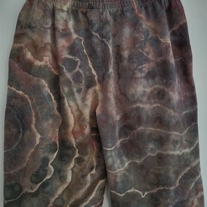 2XL Hoodie & Short Set, Black Rose Geode