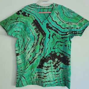 XL Unisex V-neck, Malachite