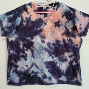 3XL T-shirt, Ladie's V-neck Space