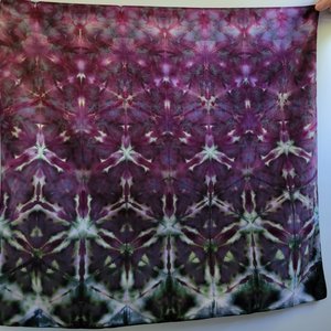 Bandana, Large, Dusty Purple Shibori