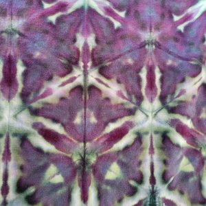 Bandana, Large, Dusty Purple Shibori