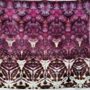 Bandana, Black Cherry Shibori