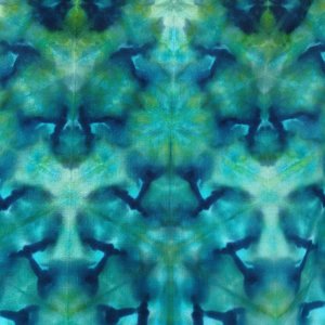 Bandana, Large, Teal Shibori