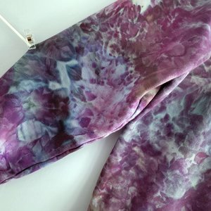 XL Zip Up Hoodie, Bamboo, Hydrangeas 